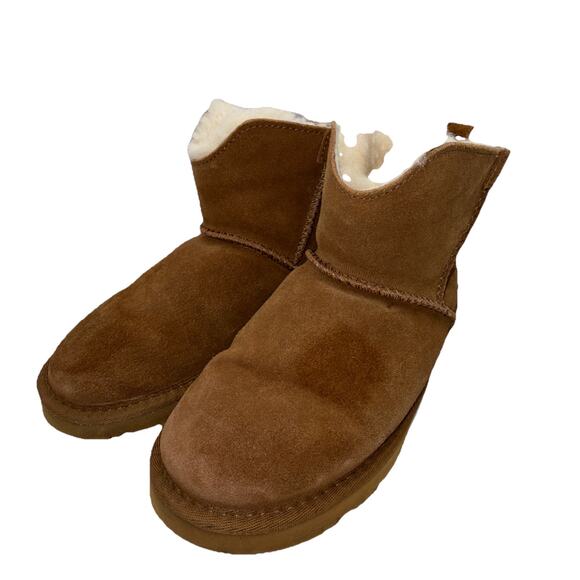 Size 7 -Women’s LAMO Boots Brown Swede - Picture 1 of 8